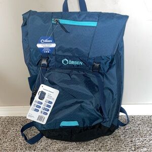 Orben Lonestar Navy Mint Backpack NWT Outdoor Hiking Camping Laptop Tablet